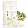 The Glowhouse Eco-Lux Essentials - Cera di soia ecologica di alta qualità, 1 kg, bianca, vegana, prodotta senza crudeltà, 100% cera di soia naturale (1 kg)