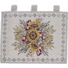 Casatessile Centrotavola, Runner e copriforno ciniglia Sunlight Runner da Tavolo con Fiori, Girasoli - COPRIFORNO