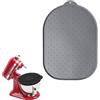Naapesi Tappetino Scorrevole in Silicone Grigio per KitchenAid 5-8 QT - 40x27 cm, Superficie Antiscivolo e Fondo Impermeabile - Protegge Il Piano di Lavoro, Accessorio da Cucina