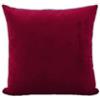 Cieffepi Home Collections Cuscino Arredo VELVET in varie dimensioni e colori (40x40 cm, Rosso 1000)
