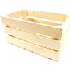 GoodFreshDecor Cassetta In Legno Di Pino Della Frutta E Verdura Al Vino Scatola Decorativa Naturale Multiuso 35 x 20 x 18