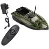 Sugoyi Fish Bait Boat, 500m Telecomando RC Esca da Pesca Bait Boat Wireless Night Fish Finder con Luce a LED(Unione Europea)
