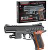Generico P.268 Pistola Giocattolo con Laser, Proiettili BB da 6mm, Colore Nero e Marrone, 23 cm, per Bambini e Cosplay