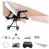 Générique Giocattolo aereo di carta, dispositivo telecomandato, kit di volo pieghevole, forniture per feste 28 × 20 cm, accessorio per stile di vita compatto, configurazione domestica affidabile, per compleanni
