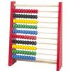 SEMINISMAR Pallottoliere per Bambini,Pallottolieri di Legno,Bastoncini per Contare,Abaco di Montessori,Giochi Montessori Abaco in Legno,Strumento Matematico,con 100 100 Perline Multicolore,1 Pezzo