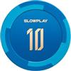 SLOWPLAY Fiches poker in argilla SLOWPLAY Godel, 14 g/40 mm, 50 pz | Composito d'argilla pesante; doppia iniezione, nucleo in ferro; tocco opaco; design minimalista; impila e mescola bene