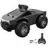 Luocute Auto RC 1:28 con Videocamera HD, Auto Telecomandata WiFi FPV 2.4G, APP e Controller Doppia modalità, Luci a LED, Fuoristrada Fuoristrada per Adulti Bambini Ragazzi Ragazze (SILVER)