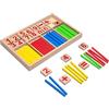 Natureich Gioco Montessori Imparare la Matematica in Legno tavola pitagorica Gioco contare 1x1 l'addizione ausilio calcolo per Bambine della 1a Classe Sviluppo precoce Regalo Bambini dai 6 Anni