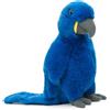 Uni-Toys - Pappagallo (blu) - 25 cm (altezza) - Peluche a forma di uccello, peluche