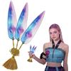 BSITSSS 3 Pezzi Viola Accessori per Freccette, Abbinamenti per Costumi Cosplay Divertente, Accessori per Giochi interattivi per Halloween, Carnevale, Feste in Maschera