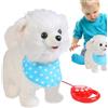 Generico Cani Giocattolo Che Camminano E Abbaiano,Bambola Morbida Parlante per Bambini | Peluche Elettrico Confortante Per Bambini