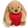 GVMJHYK Peluche forma coniglio, Coniglio Realistico, Bambola Coniglio Marrone,Decorazioni Per Feste In Casa Modello, San Valentino Collezionare e Coccolare