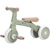 Petite&Mars BINGO Bicicletta Verde 3 in 1 per Bambini - Triciclo, Balance Bike e Bicicletta con Pedali per Bimbi 12-36 Mesi, Leggera 2,3 kg con Sedile Regolabile e Ruote in Schiuma Silenziose