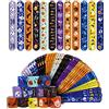 DERAYEE 24 Pezzi Halloween Braccialetti Slap,Bracciali a Scatto per Bambini,Schiaffo Bracciali Gadget per Compleanno Festa Bomboniere Regalo