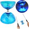 Papi Dada Diabolo LED con cuscinetti a sfera - 4,5 mm luminoso al buio | Luce per bambini e adulti, principianti e professionisti | Jonglier Set | Gioco a ruota libera