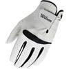 Wilson Guanto da golf Feel Plus da uomo, Colore: Bianco/Nero Taglia: L (mano destra)