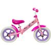 Bicicletta Senza Pedali Balance Bike per Bambini 10 Pollici Età 2-3 Anni Disney Minnie Lilla