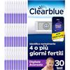 Clearblue Test di Ovulazione Clearblue Digitale Avanzato. Aumenta le tue possibilità di rimanere incinta, 1 Portastick Digitale e 30 Sticks, prova l'app GRATUITA Tracker mestruazioni e ciclo Clearblue
