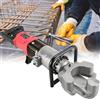 Generic Strumento elettrico per piegatubi per cemento armato, manuale, angolo di piegatura regolabile 0-130 gradi, ideale per lavori di costruzione e fai da te