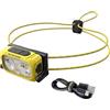 Nitecore NU21 - Lampada frontale ultra leggera per esterni, 360 lumen, a doppio fascio USB-C ricaricabile con cinturino (giallo)