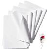 Zippicks 100 Fogli di Carta Velina Bianco, 50 x 70 cm carta da regalo, Carta Velina per confezioni regalo Artigianato artistico Riempitivo fiori