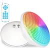 KWODE 36W RGB Luci Piscina, LED Par56, Fari LED, IP68 Impermeabile, 12V AC/DC Pool Light (1 Lampada), Con Telecomando Con Timer (Équivalent 300W Lampada Alogena)
