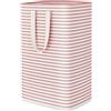 Lifewit Cesto Portabiancheria, Cesta Portabiancheria Pieghevole, Portabiancheria Sporca con Manici Allungati, Laundry Basket per Camera da Letto, Bagno e Lavanderia75L, Rosa