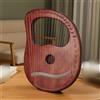 Arpa con 19 Corde Compatta Arpa a Scatola in Legno per Studio, Scuola di Musica