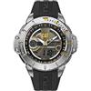 CAT Auto Max Black Men Watch, cassa 48 mm, movimento automatico, nero/argento