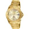 Invicta Pro Diver Orologio da Uomo in acciaio inossidabile con movimento Automatico - 40mm, Oro/Oro