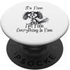Funny Meme Shirts and Gifts for Men Wome Va bene, sto bene, va tutto bene, divertente meme sui cani PopSockets PopGrip Adesivo