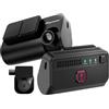 Pioneer VREC-Z410DC Dashcam 3K anteriore e posteriore, Wi-Fi, Pulsante di Emergenza
