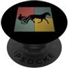 Harness-Racing Accessories Trotting-race Cavallo al trottare Sport equestre Cavallo Gara di trottare PopSockets PopGrip Adesivo