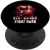 Stay Humble Fight-Hard Boxing Gloves Box Stay Humble Fight-Hard - Guantoni da boxe per pugili gocciolanti PopSockets PopGrip Adesivo