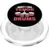 Tenor Drummer Gifts For Men And Funny Dr Tamburo tenore Tamburo tenore Batteria tenore Batteria tenore PopSockets PopGrip per MagSafe