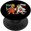Tanzania Poland Heritage Bandiera Polonia Tanzania Radici polacco-tanzaniane Eredità PopSockets PopGrip Adesivo