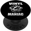 Oort 33 Production Vinyl Maniac - Giradischi da collezione per amanti della musica PopSockets PopGrip Adesivo