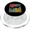 Harness-Racing Accessories Trotting-race Cavallo al trottare Sport equestre Cavallo Gara di trottare PopSockets PopGrip per MagSafe