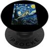 Starry Sea Creatures Van Gogh Notte stellata Narvalo Arte PopSockets PopGrip Adesivo