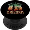 Phoenix Arizona USA Outdoor Vintage Fenice PopSockets PopGrip Adesivo