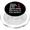 Funny Bunco Lover Gifts Classy Sassy & A Bit Smart Assy Bunco Queen Gioco di dadi divertente PopSockets PopGrip per MagSafe