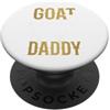 Lakelandwholesale1 Shirt Company Sagoma di animali della fattoria retrò divertente papà capra PopSockets PopGrip Adesivo