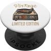 Lakelandwholesale1 Shirt Company Giradischi in vinile vintage 1972 retrò PopSockets PopGrip Adesivo