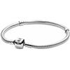 PANDORA Moments 594593C00-15 - Bracciale in argento Sterling compatibile con Moments, misura 15