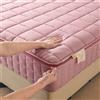 WGQR Fodera Materasso Matrimoniale Con Cerniera Copri Proteggi Materasso Imbottito 80x190/200 Personalizzabile Coprimaterasso Sacco Trapuntato Singolo Una Piazza E Mezza Lavabile Lenzuolo(70x200+5cm,Pink)