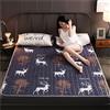 hxoity Materasso Futon Ultra Sottile Poliestere Pieghevole Tatami Tappeto Pavimento Pelle Amica Spazzolato Tutte Stagioni Portatile Dormitorio Studenti Cartoon Morbido Antiscivolo Poltrona Letto Traspirante