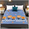 hxoity Materasso Futon Ultra Sottile Poliestere Pieghevole Tatami Tappeto Pavimento Pelle Amica Spazzolato Tutte Stagioni Portatile Dormitorio Studenti Cartoon Morbido Antiscivolo Poltrona Letto Traspirante