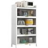 SEVEN COMFORT, armadietto di stoccaggio ermetico con porte, capacità di carico di ogni divisorio 25KG (bianco, 5 piani)