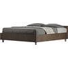 BS COM Letto matrimoniale contenitore 160x190 noce