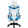 MENKËLL - Sedia Gaming Ergonomica I Love Napoli Reclinabile con Cuscini Schienale 90°-135°, altezza regolabile, rotazione 360°, supporto lombare, poggiapiedi, cuscino collo, ruote, gaming e ufficio